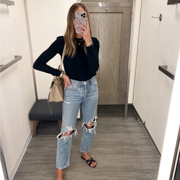 Agolde 90’s Vagabond Jeans Blue - Picture 3 of 10